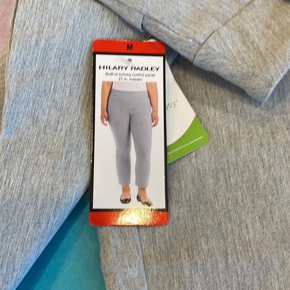 Hilary Radley mid rise gray pants. Stretch material, size M - Picture 4 of 5